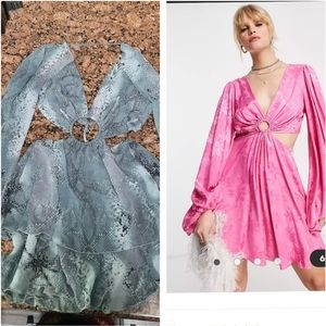 ASOS Open Back Cut Out Dress